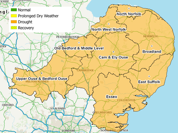 Drought in East Anglia - Sept 2026